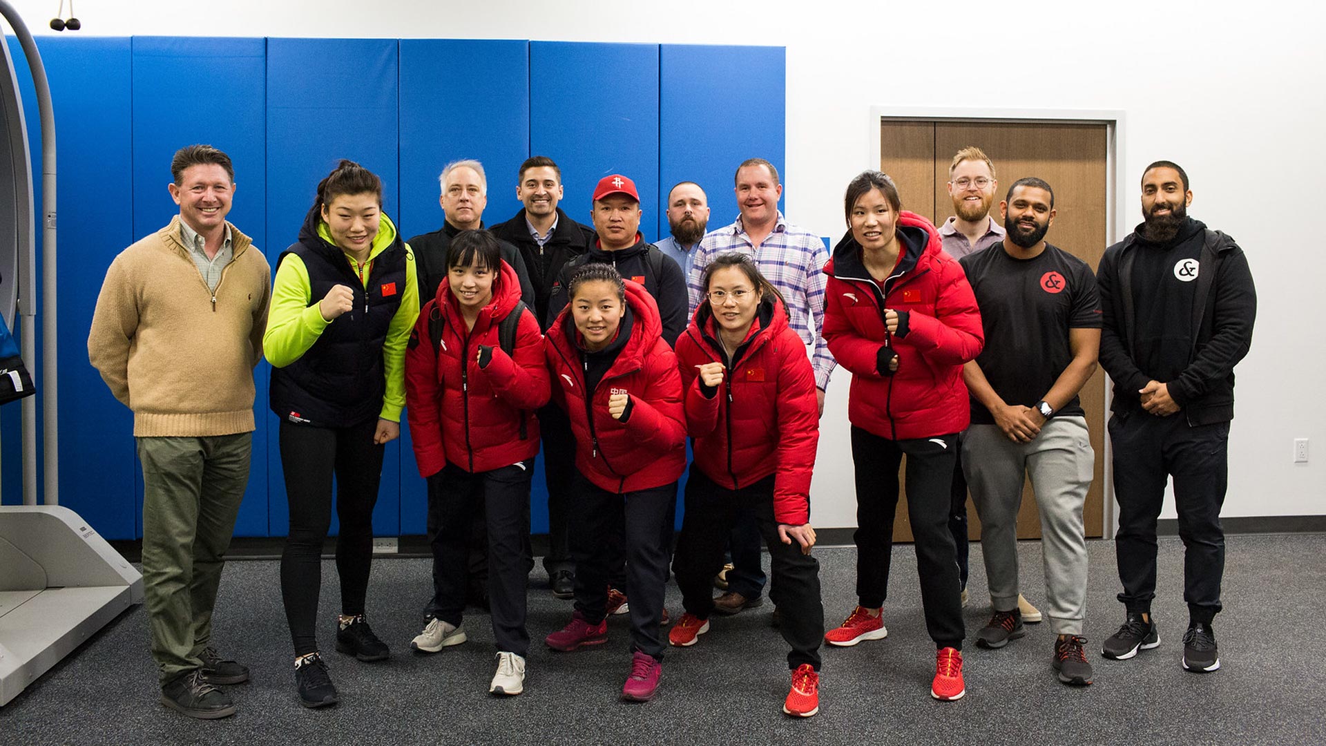China's women's boxing team at UHCL