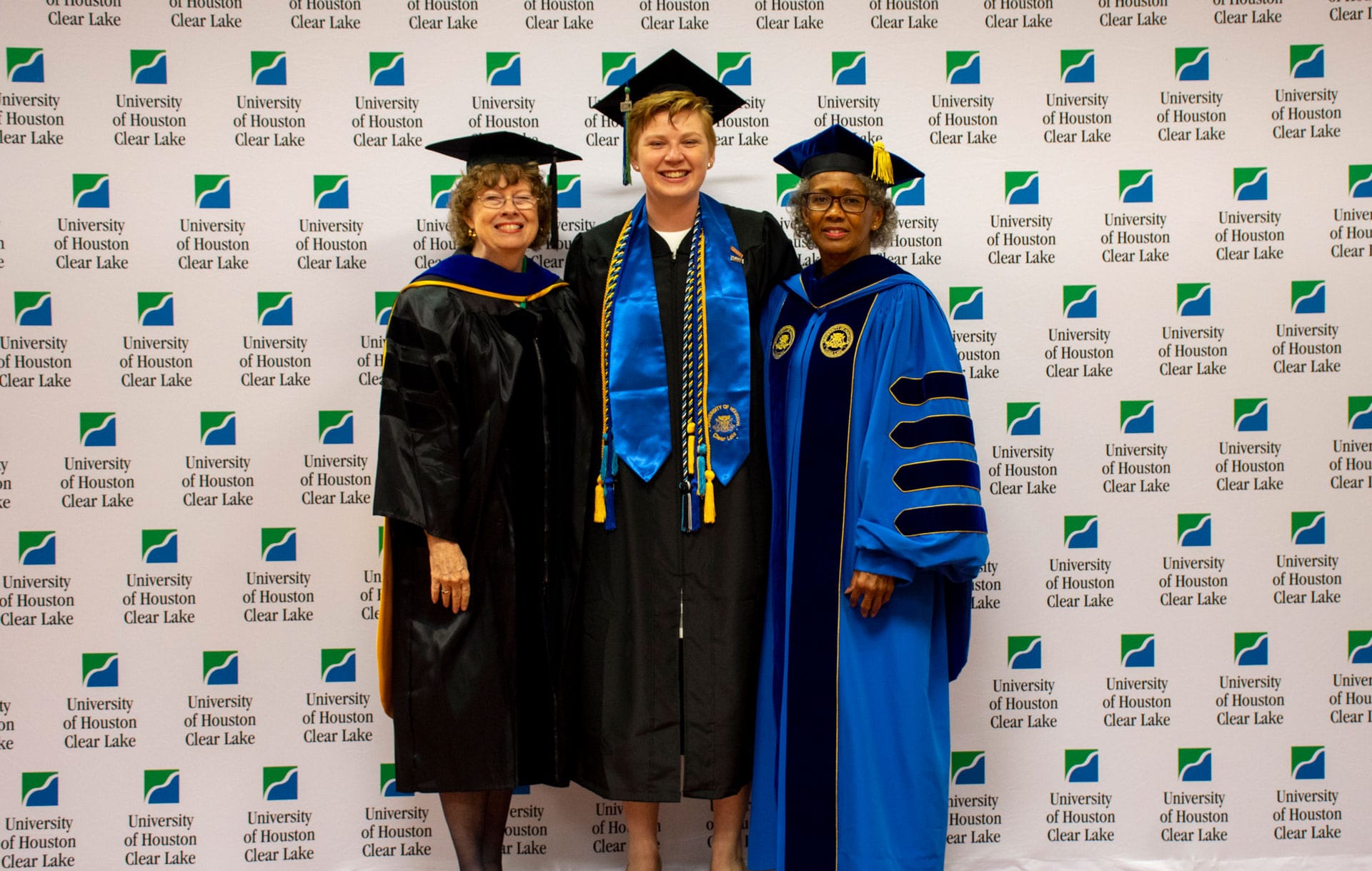 President Blake with Dr. Biggers and Madison Stults