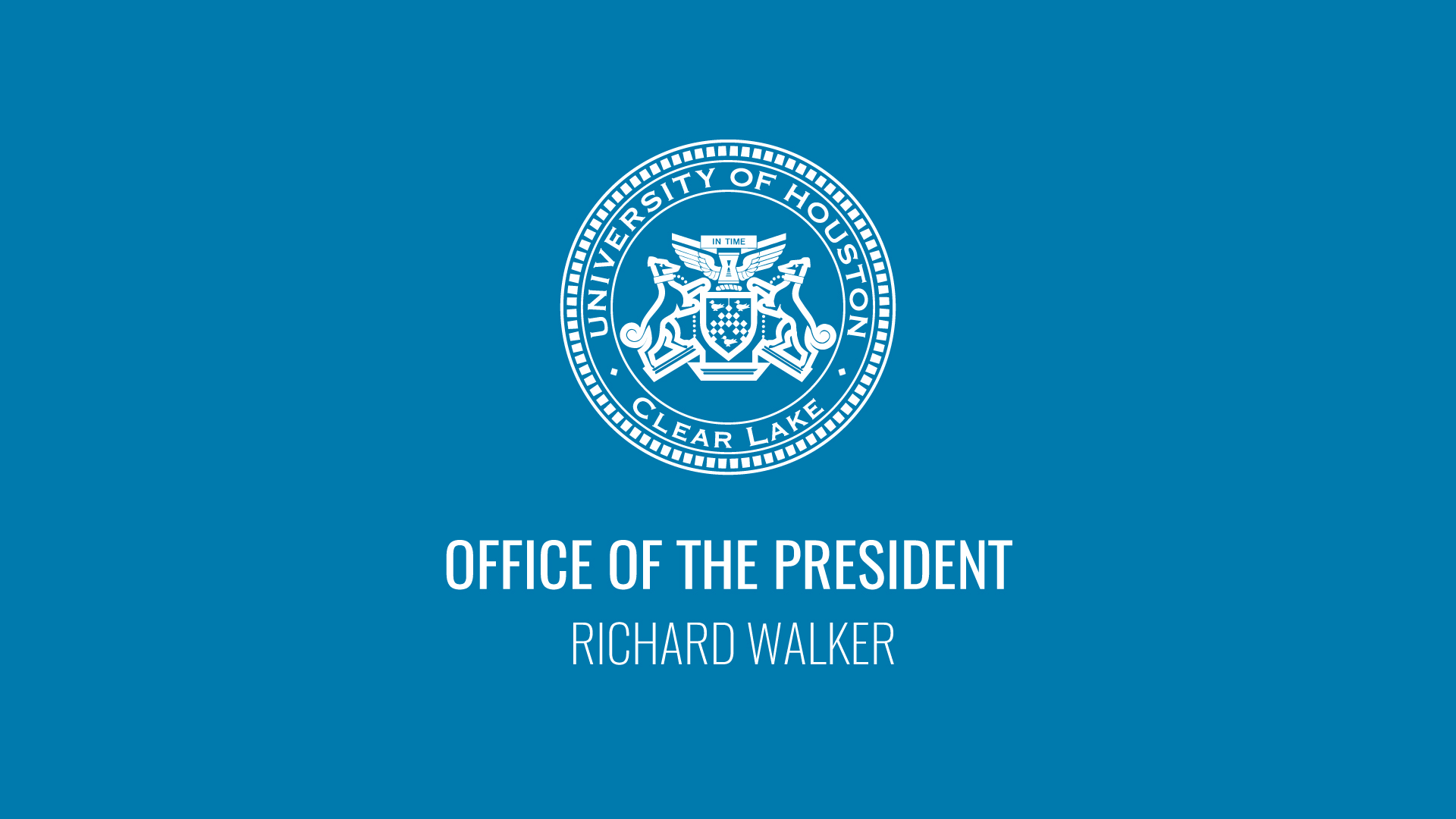 Richard Walker Appointed President of University of Houston-Clear Lake